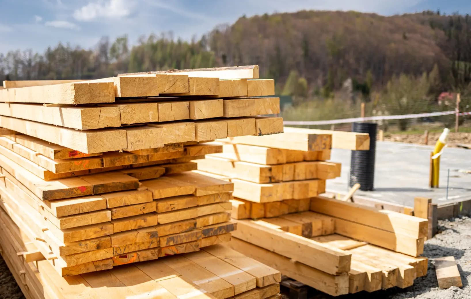 Photo d'une charpente en bois